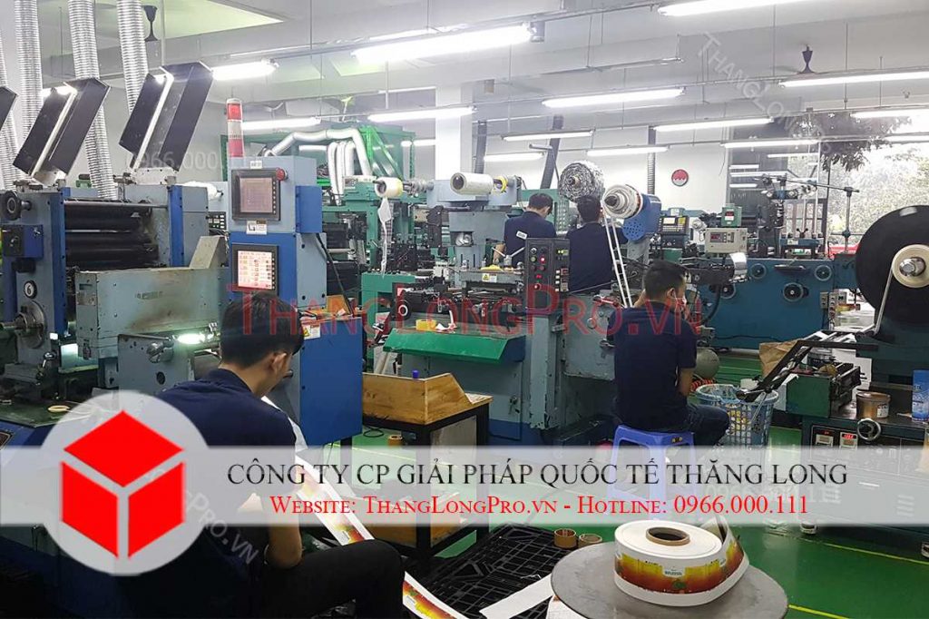 Nhà máy sản xuất tem nhãn của ThangLongPro.vn